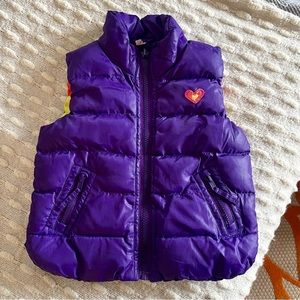 Girl's Reversible Toddler Vest